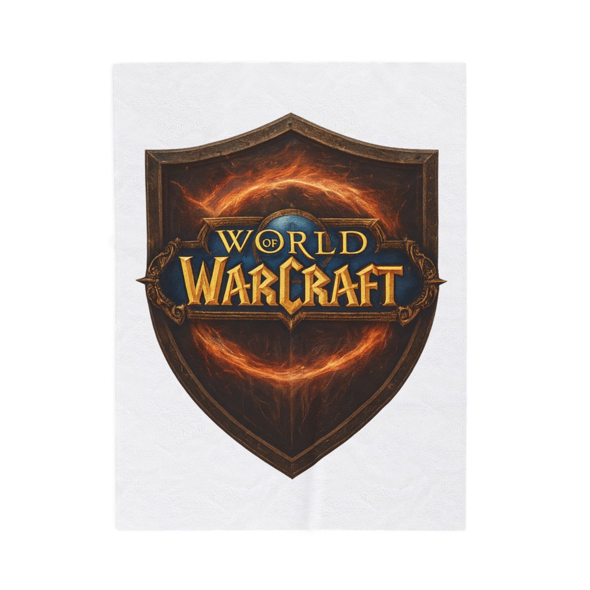 7625 Shield World of Warcraft Blanket | Bold Gamer Home Decor