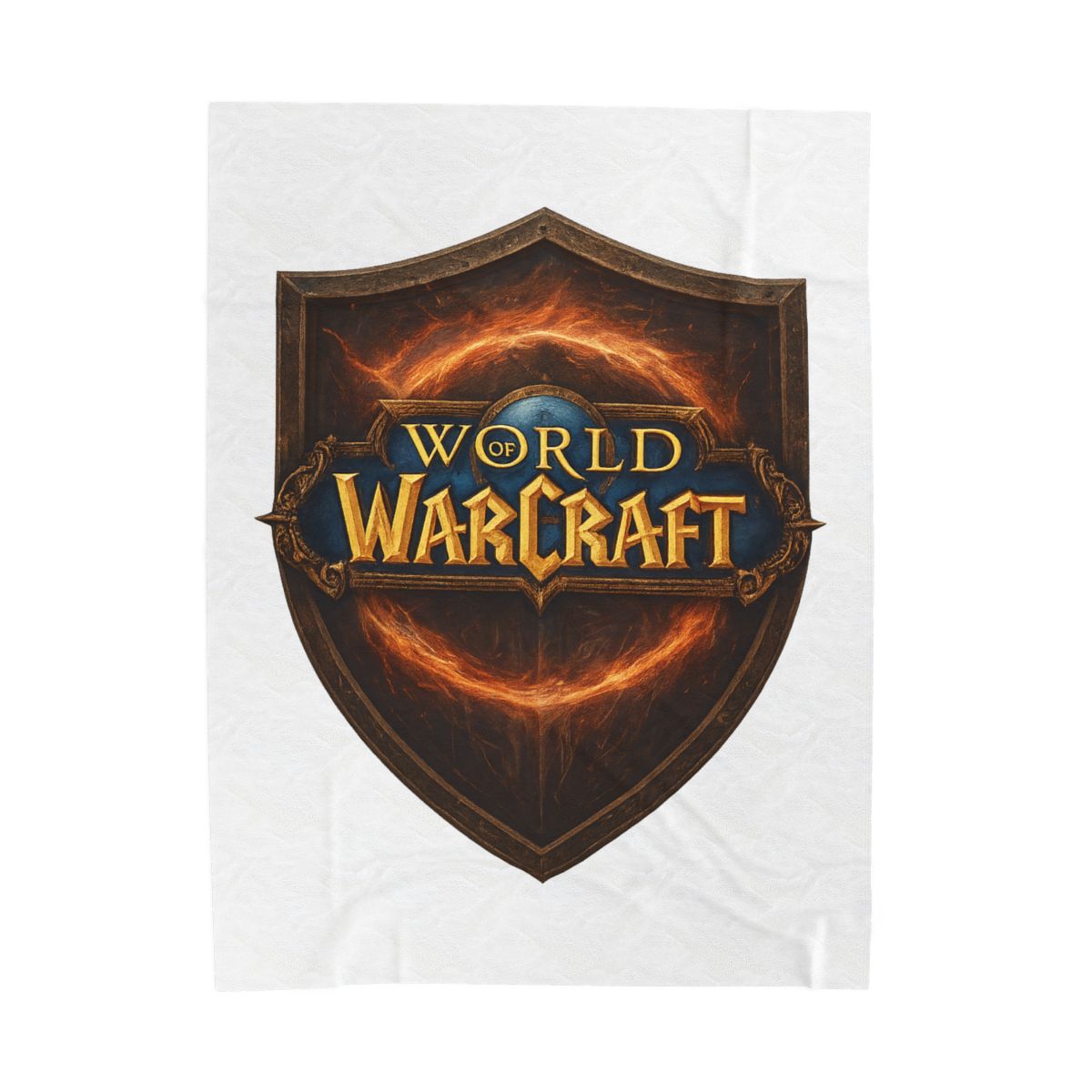 7625 Shield World of Warcraft Blanket | Bold Gamer Home Decor