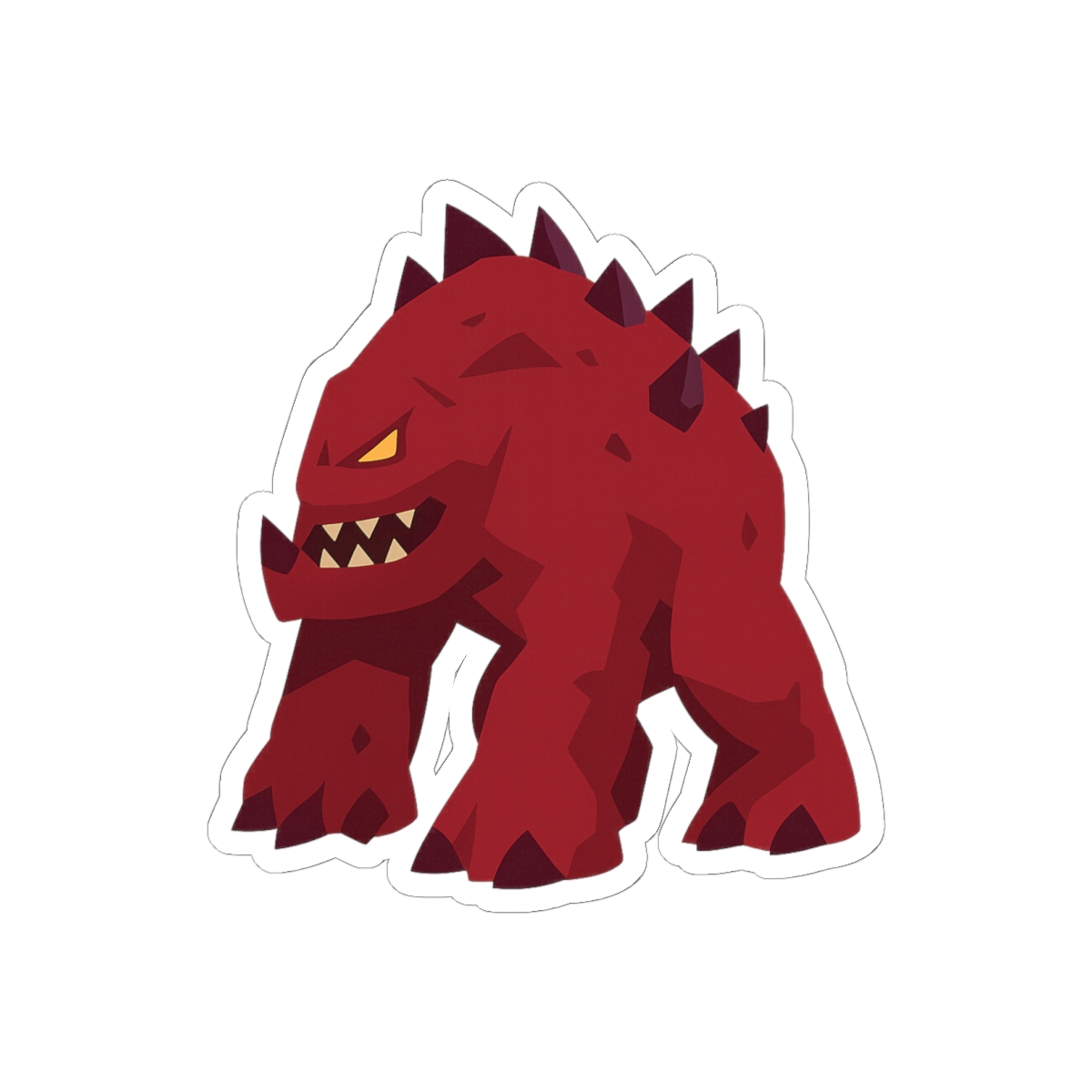OSRS Jad Fight Caves Sticker | Bold Gamer Vinyl Decal