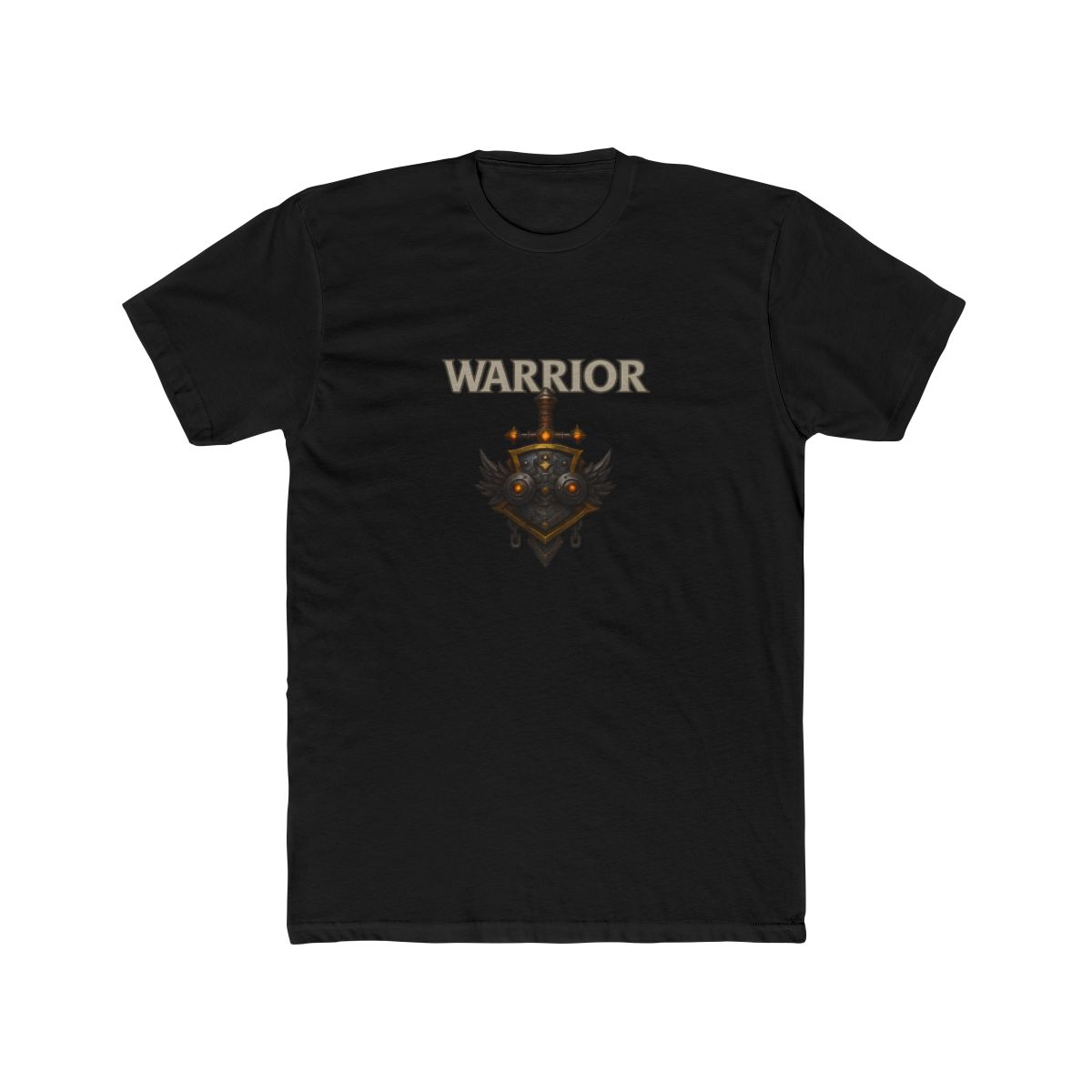 World of Warcraft Warrior Crest Tan T-Shirt