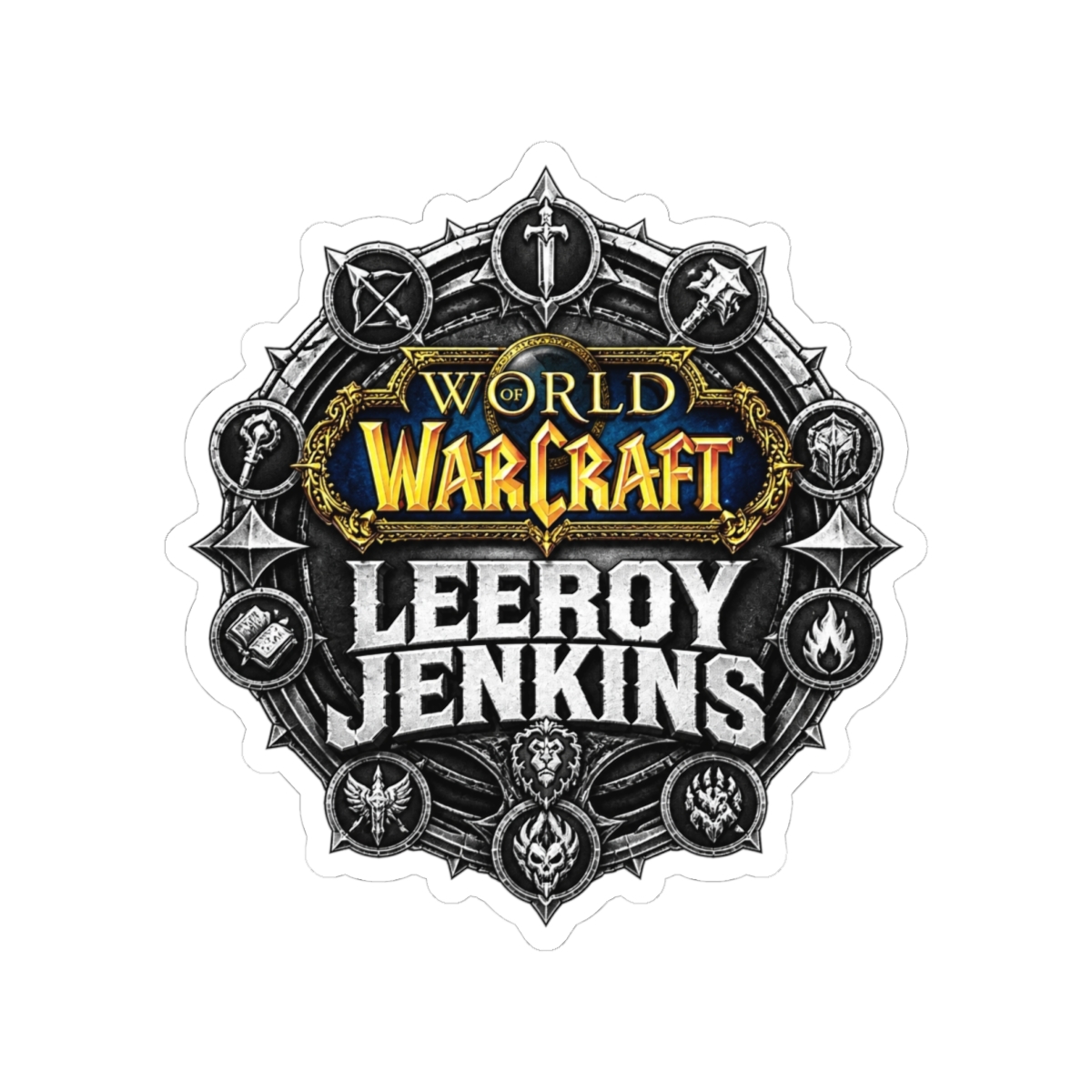 World of Warcraft "WORLD" Sticker